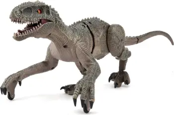 RC Roaring Raptor Grey Remote Control Dinosaur