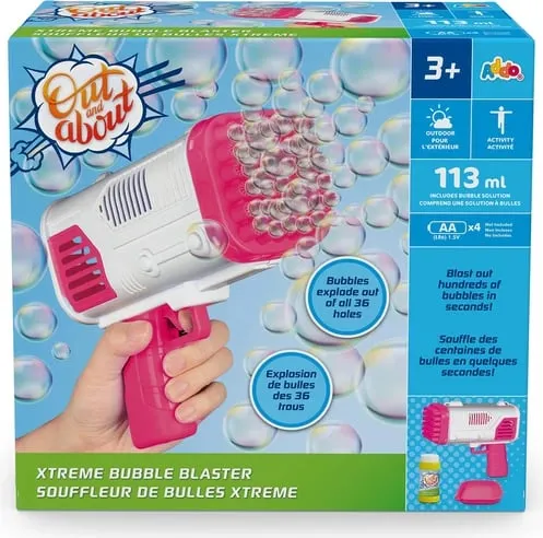 Out and About Xtreme Bubble Blaster (Pink) - 2