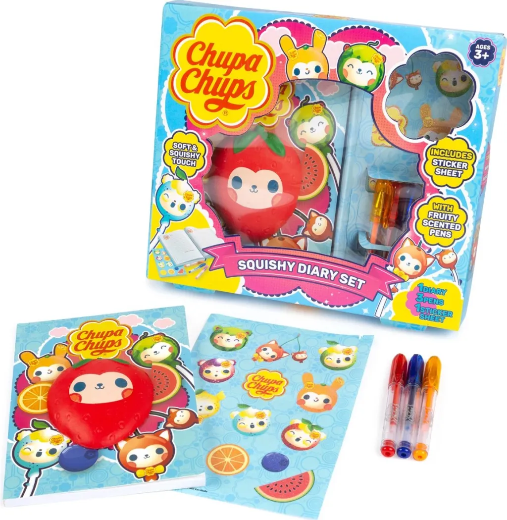 Chupa Chups Squishy Diary Set - 2
