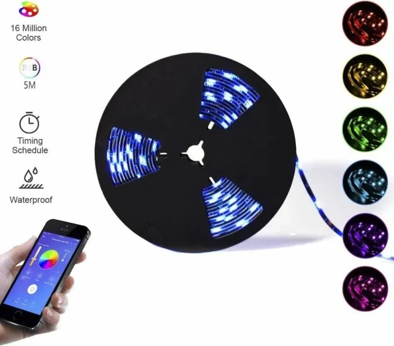 Shirit inteligjent LED Sonoff 5050RGB-5M - 4