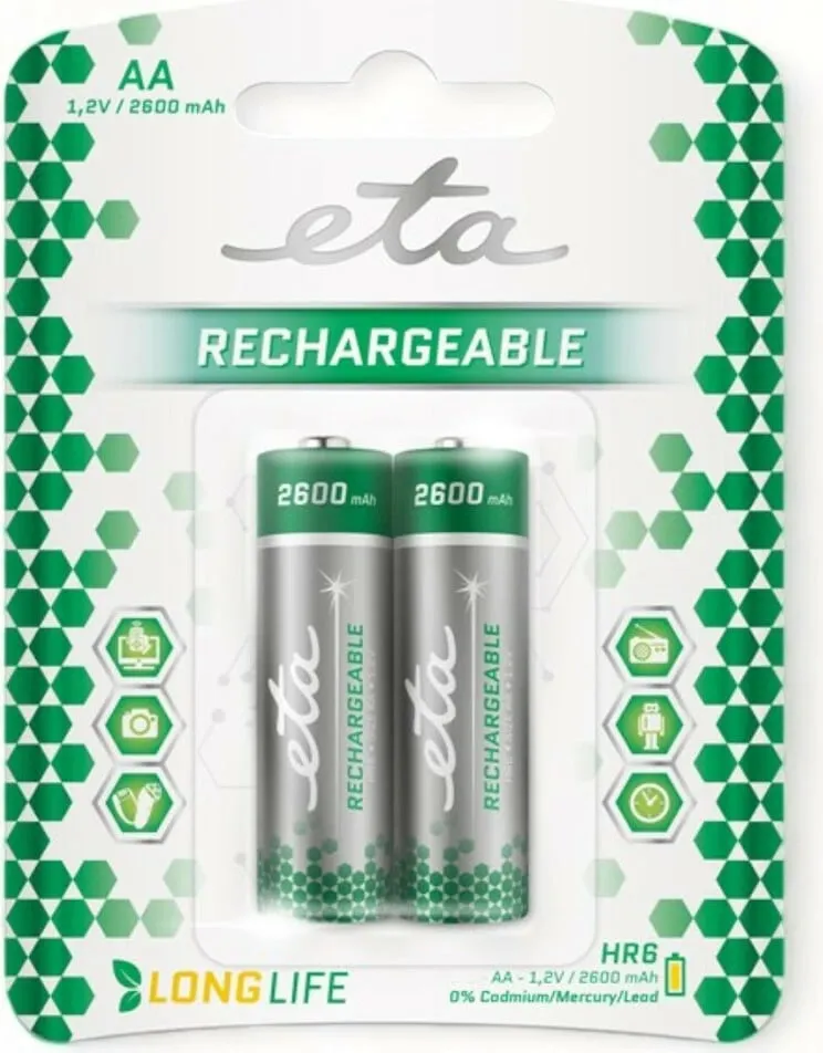 Bateri Eta Reachargeable AA - 1