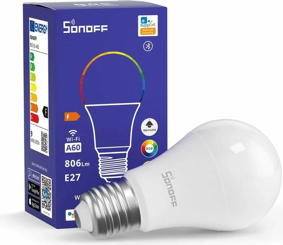 Ndriçim Sonoff B02-BL-A60 Wi-Fi Smart LED Filament Bulb - 1