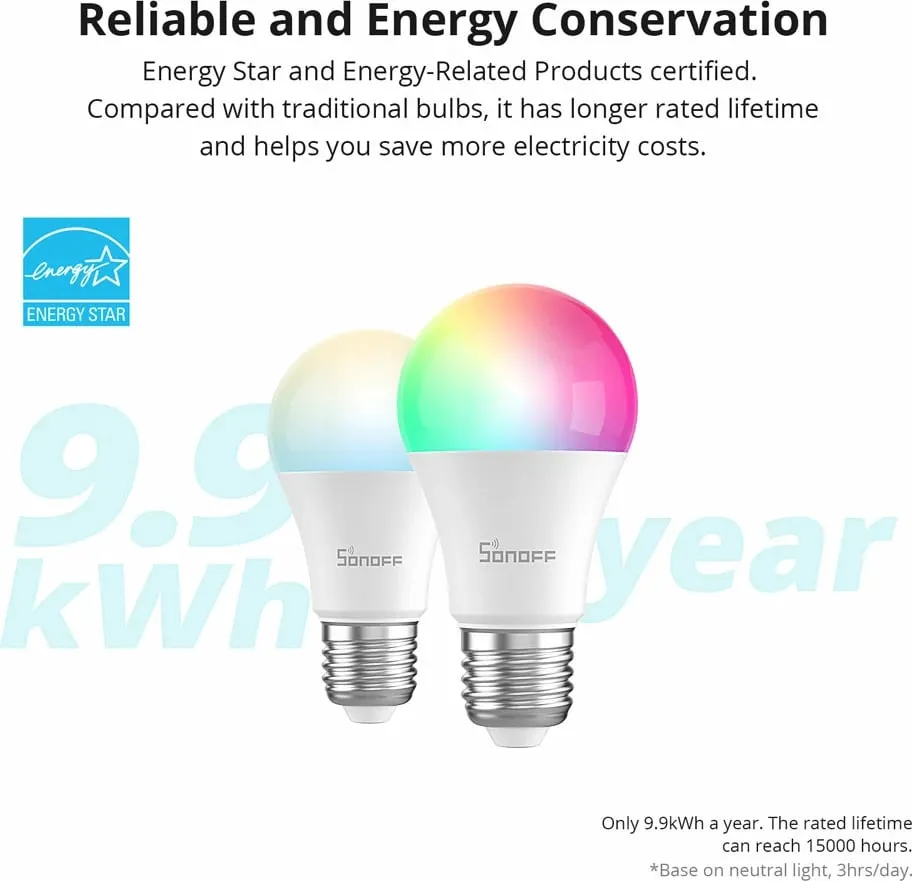 Ndriçim Sonoff B02-BL-A60 Wi-Fi Smart LED Filament Bulb - 2