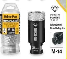 Burgi granit M14 Ø50 SGS2744