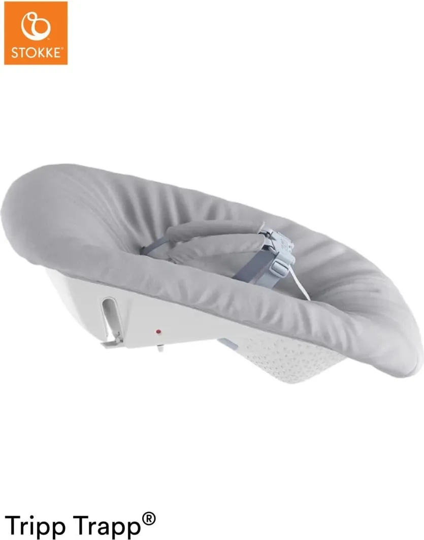Ulëse e lartë për bebe Tripp trapp® newborn set with toy hook – grey - 4