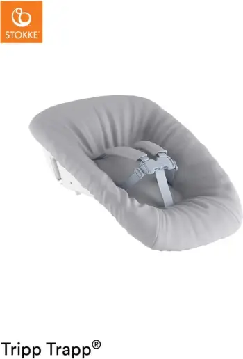 Ulëse e lartë për bebe Tripp trapp® newborn set with toy hook – grey