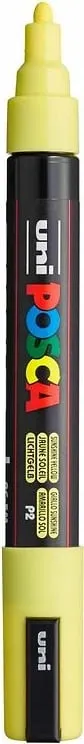 UNI-MARKER pc-5m POSCA PALE YELLOW - 1
