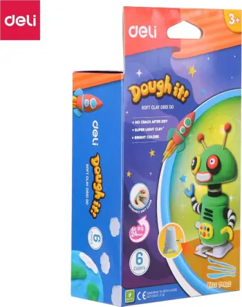 DELI PLASTELINE ME FIGURA D85100 1/6