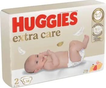 Pelena Huggies® Elite Soft 4 (8-14 kg, 60 copë)