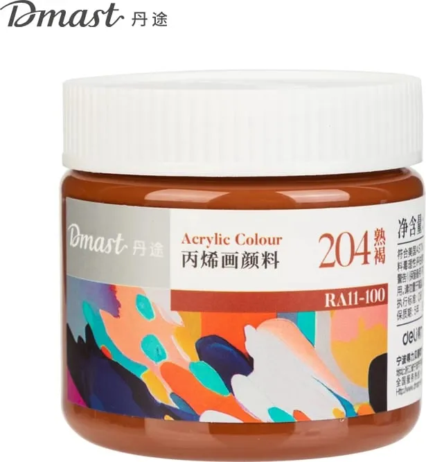 DELI NGJYRE AKRIL 100ML 204 RIPE BROWN - 1