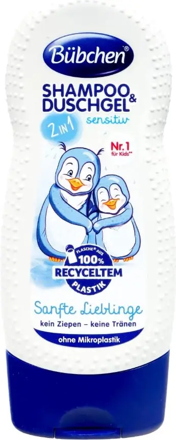 Shampo & xhel dushi për fëmijë sensitiv Bübchen Gentle Darlings, 230 ml