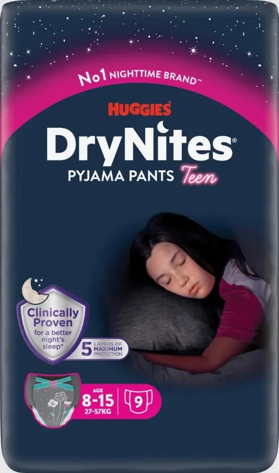 Pelena nate DryNites®, vajza 8-15 vjeç - 1