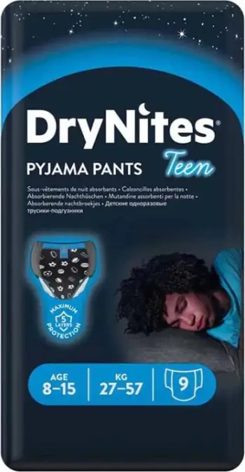 Pelena nate DryNites®, djem 8-15 vjeç