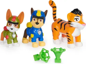 Set lodër Paw Patrol Jungle Pups Chase, Tracker & Tiger Figures
