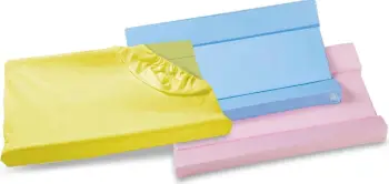 Mbulesë dysheku Yellow sponge changing mat cover 50×85