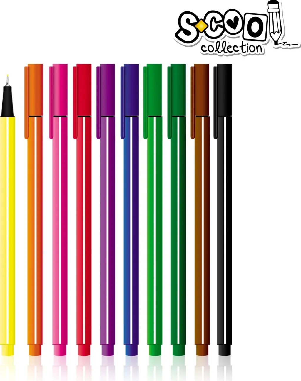 OSH FLLAMASTER FINELINER 0.4MM 1/10 SC327 - 2