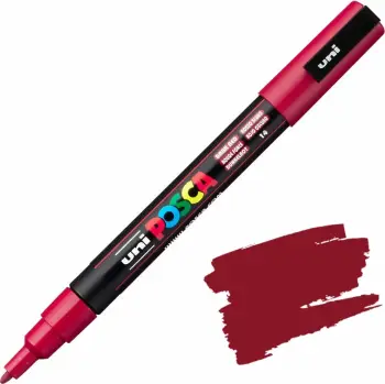 UNI-MARKER pc-3m POSCA RED