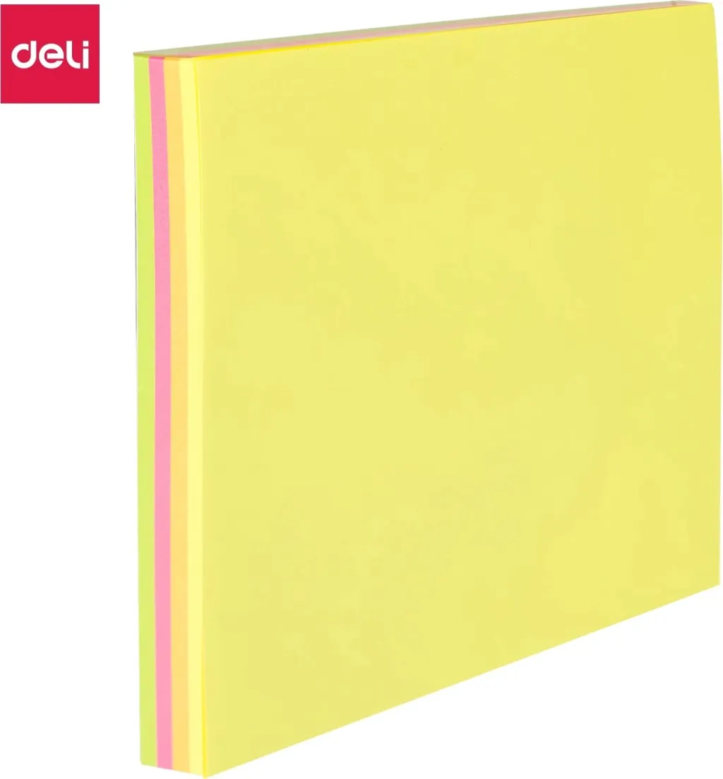 DELI POSTIT 76X76 100FL NEON MIX A02602 1/12 - 2