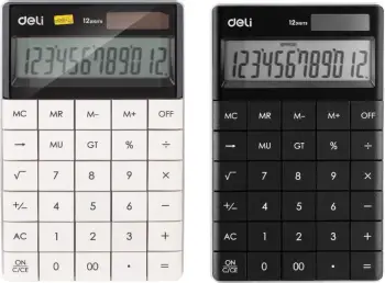 DELI KALKULATOR 1589P MODERN 12DIGIT 1/10