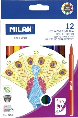 MILAN FLLAMASTER FINE TIP 06F12 - 1
