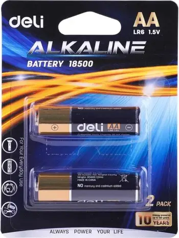 DELI BATERI AA LR6 18500 1/2