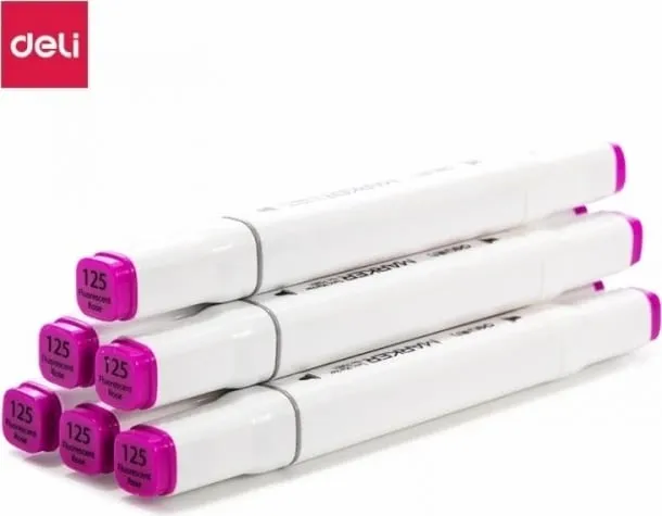 DELI SKETCH MARKER ME COPE FLUORESCENT ROSE 125 - 1