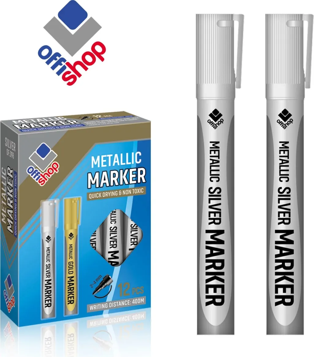 OSH MARKER METALIK SILVER OF098 - 1