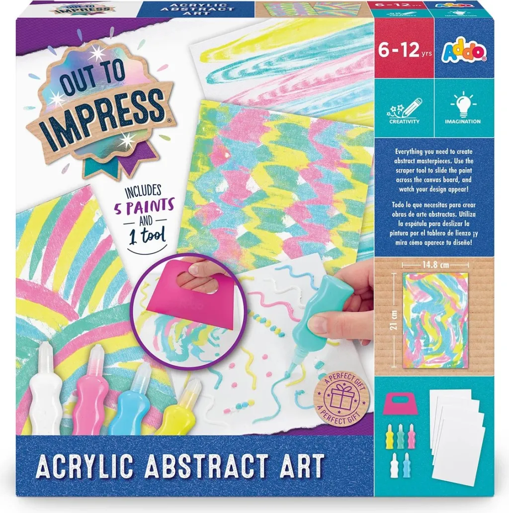 Out To Impress Acrylic Abstract Art - 1