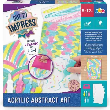 Out To Impress Acrylic Abstract Art