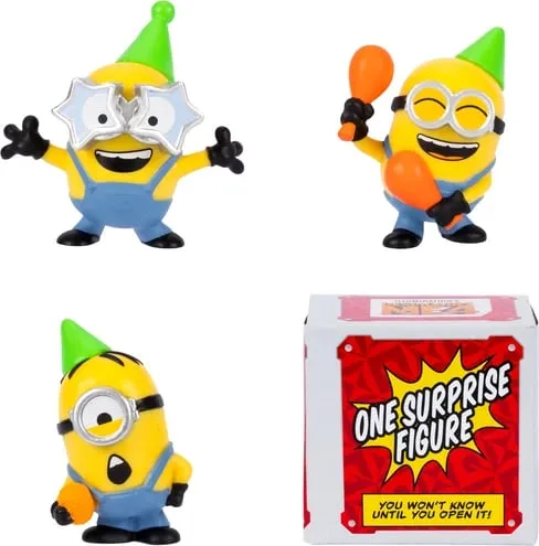Despicable Me 4 Minions Party Bus Bunch 4 Figure Pack - 1