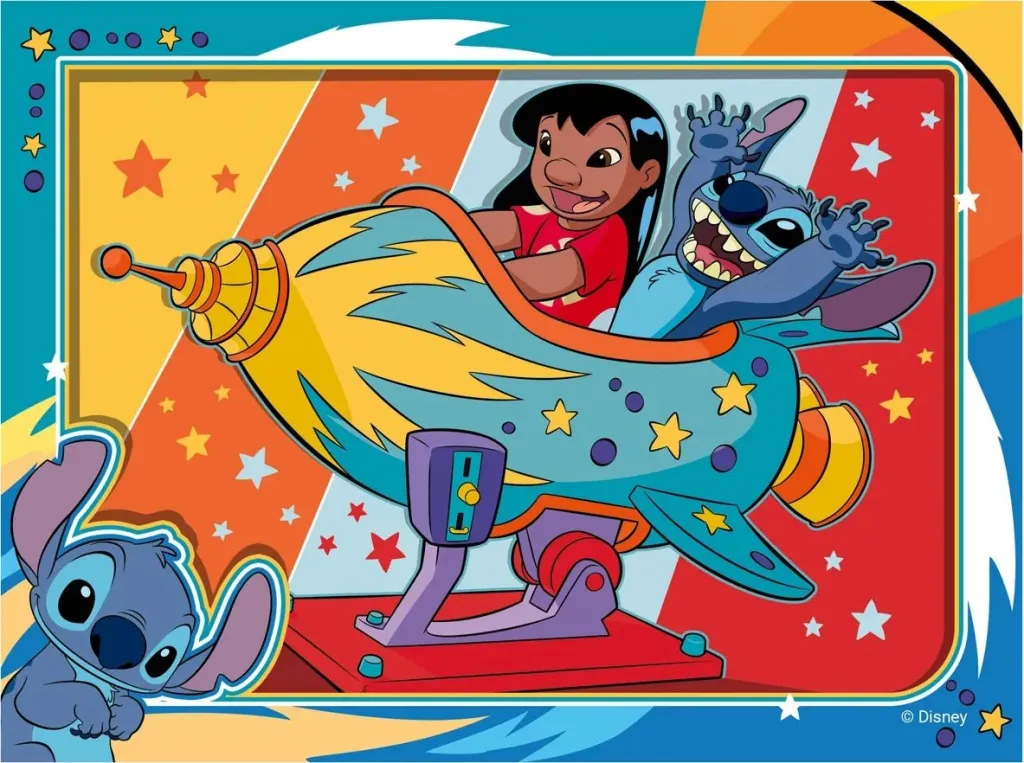 Ravensburger Disney Stitch 4 in a Box Stitch Puzzles - 4