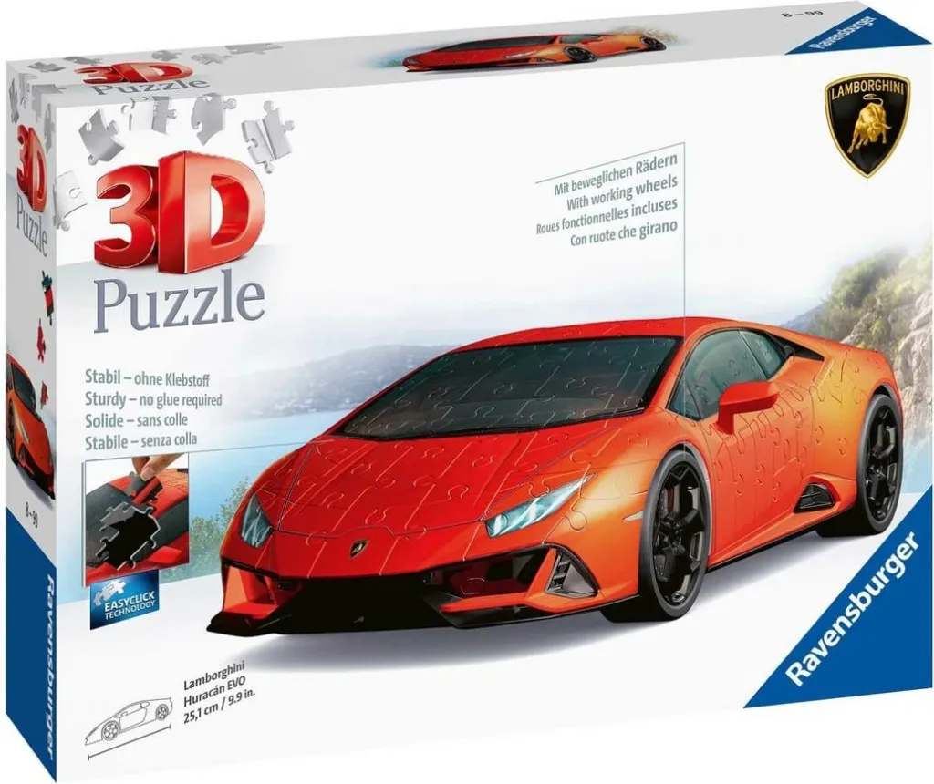 Ravensburger Lamborghini Huracan 3D Jigsaw Puzzle - 108pc - 1