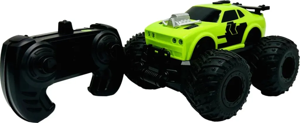 RC Wheelie Remote Control Car - Green - 1
