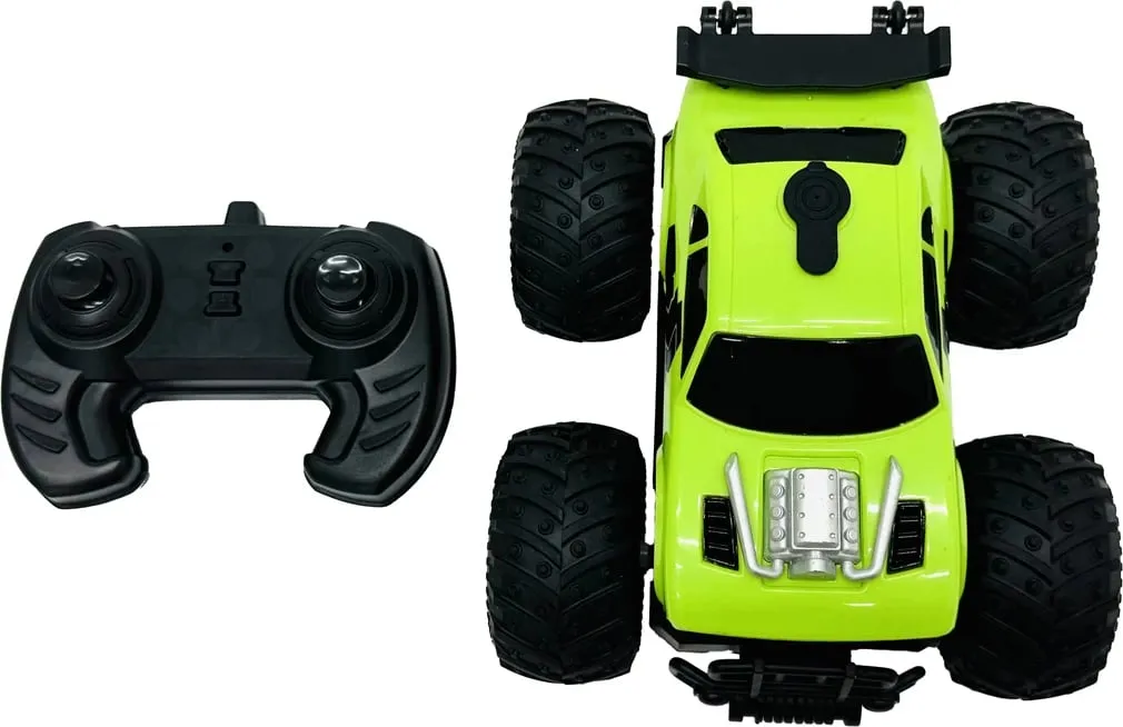 RC Wheelie Remote Control Car - Green - 4