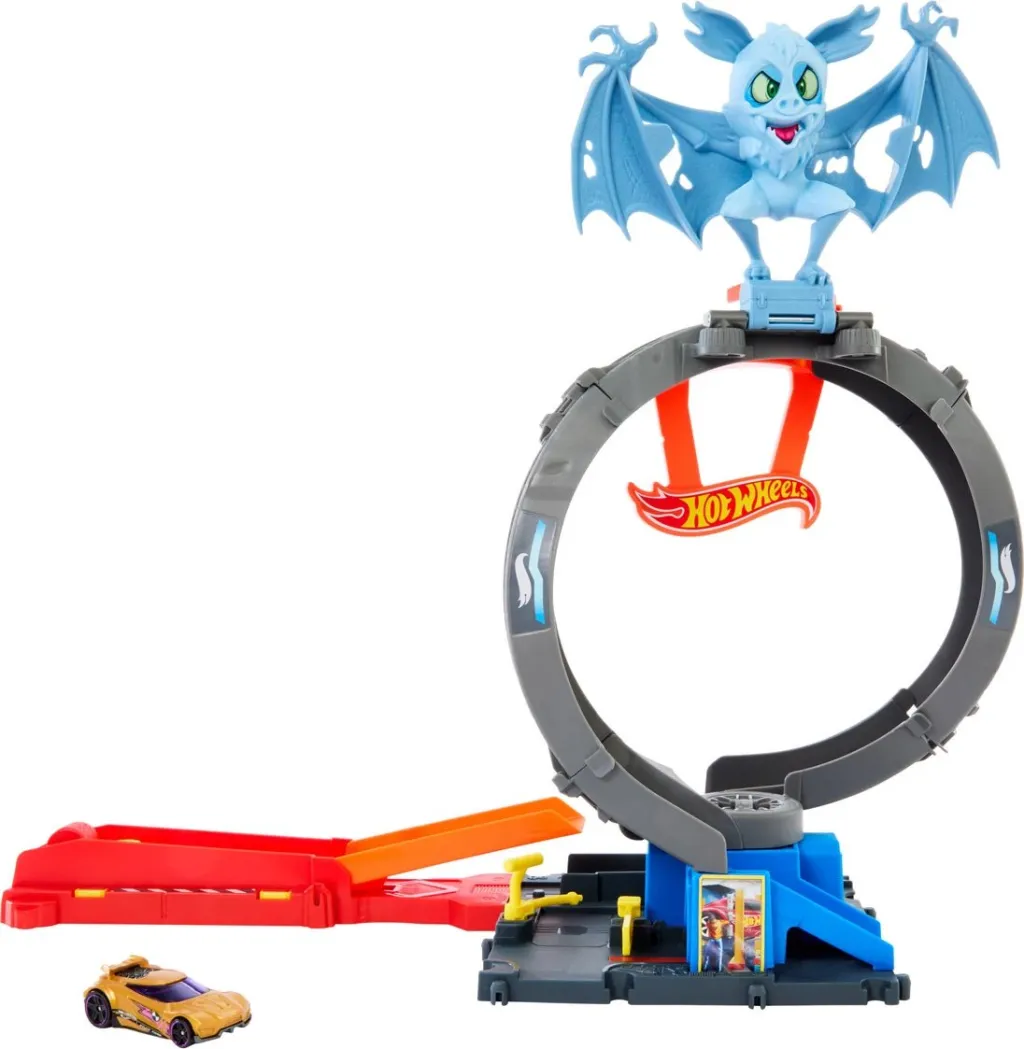 Hot Wheels City Bat Loop Attack Playset - 1