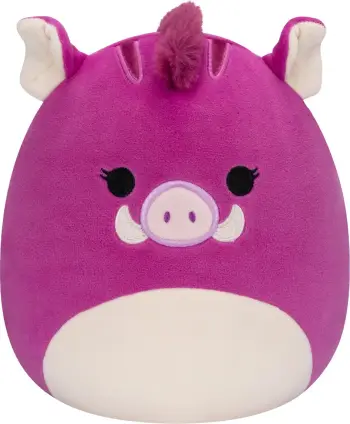Original Squishmallows 7.5" Soft Toy - Jenna the Purple Boar