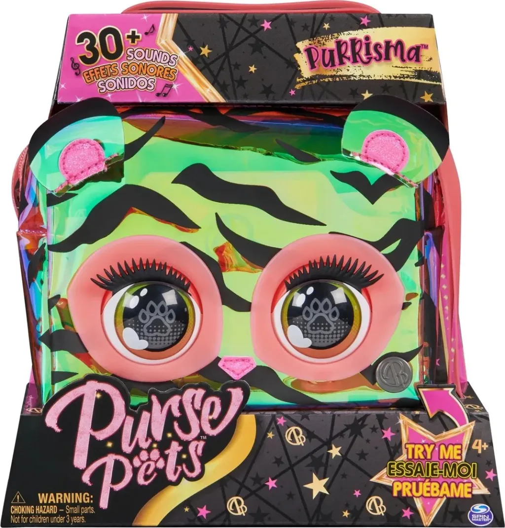 Purse Pets Holographic Purrisma Interactive Crossbody Bag - 2