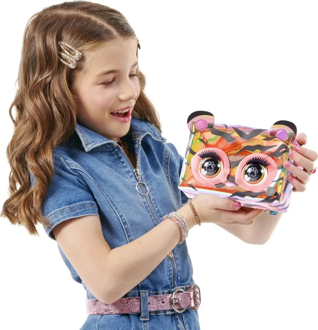 Purse Pets Holographic Purrisma Interactive Crossbody Bag - 5