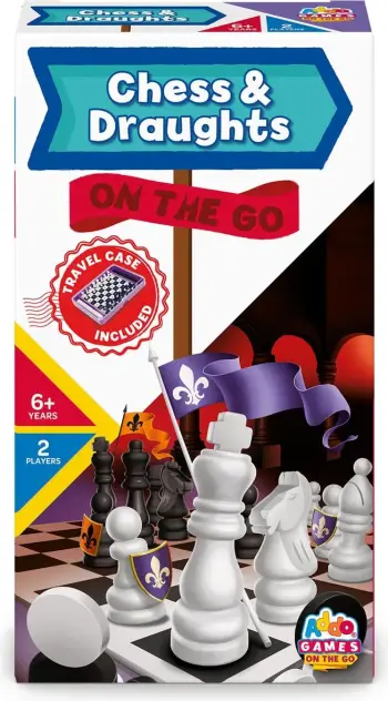 Addo Games On The Go Chess & Draughts Travel Game