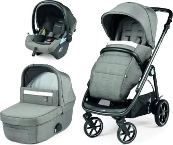 Peg perego pushchair veloce lounge modular 3 in 1 city grey