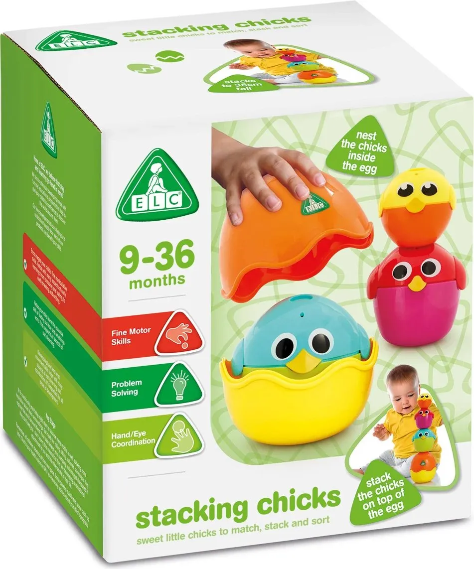 Set lodër për fëmijë Early Learning Centre Stacking Chicks - 2