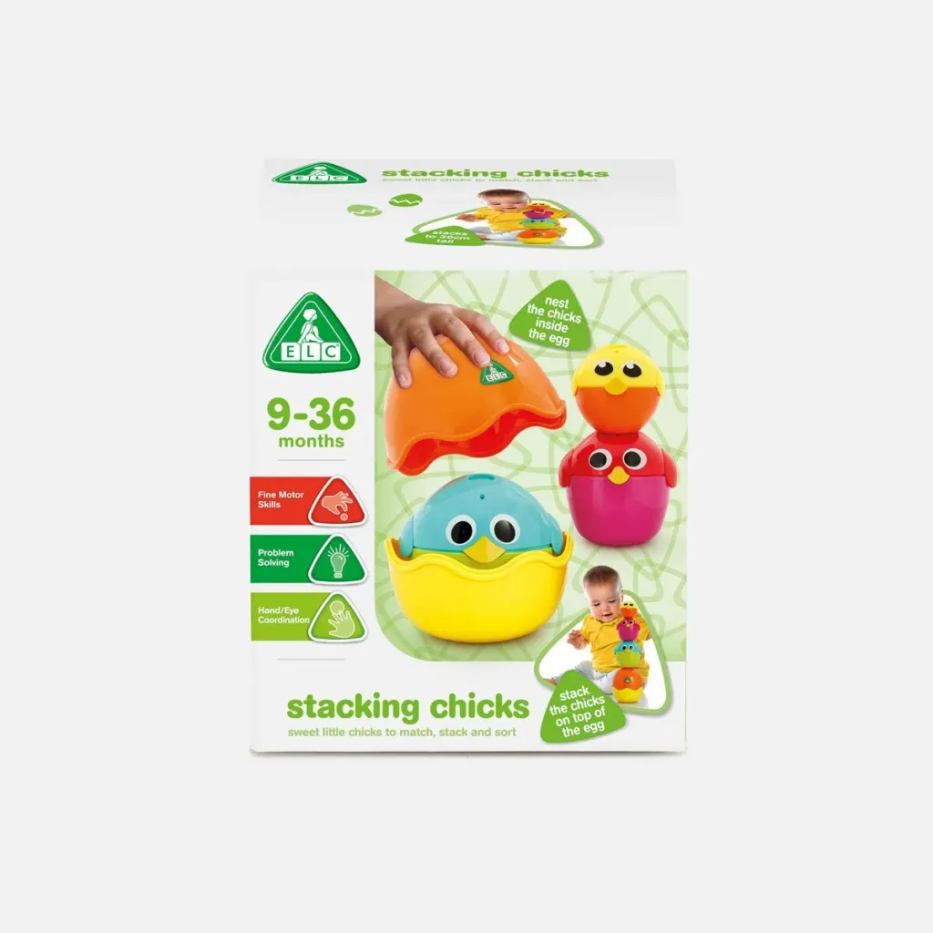 Set lodër për fëmijë Early Learning Centre Stacking Chicks - 4