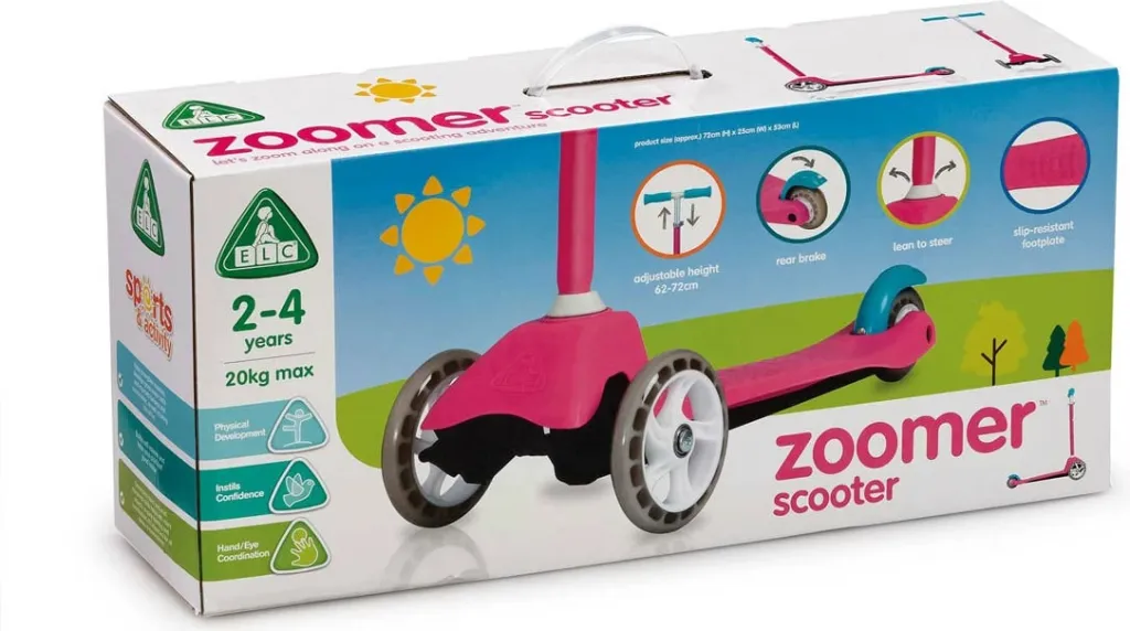 Trotinet për fëmijë Early Learning Centre Zoomer Scooter Pink - 2