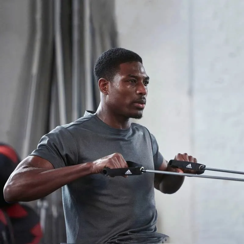 Shirit rezistence për fitnes adidas, nivel 3, gri - 4