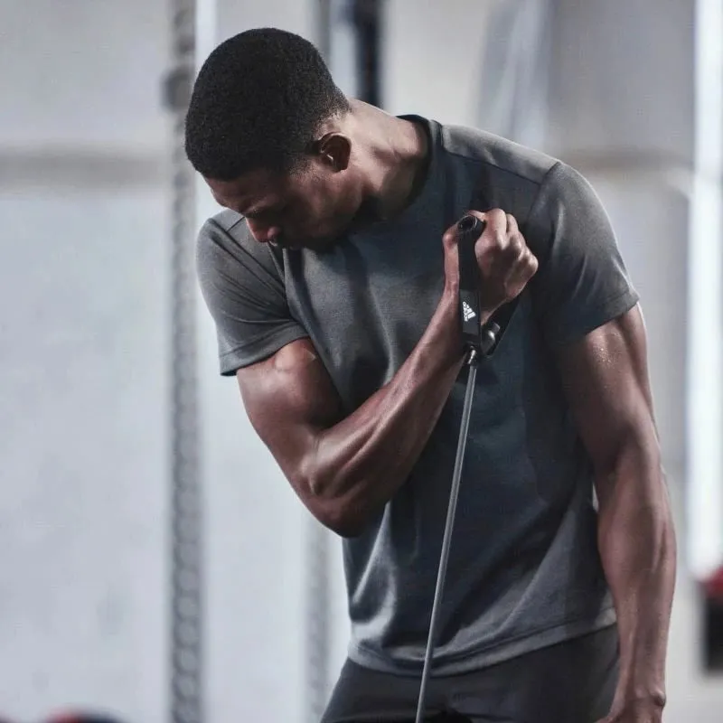 Shirit rezistence për fitnes adidas, nivel 3, gri - 5