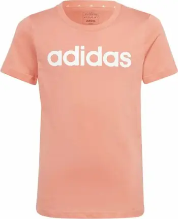 Bluzë Adidas LIN Tee Jr IC3153, pambuk, për fëmijë, e bardhë