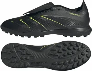 Këpucë futbolli adidas Predator për meshkuj, të zeza