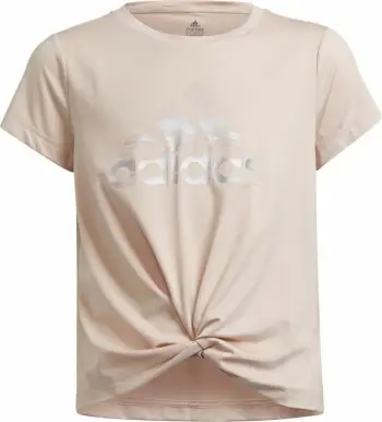 Bluzë sportive adidas Big Logo GT Jr IB9147, pambuk, për vajza, rozë
