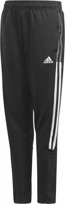 Pantallona futbolli për djem Adidas, të zezë