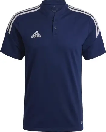 Fanellë polo për meshkuj adidas, blu marine